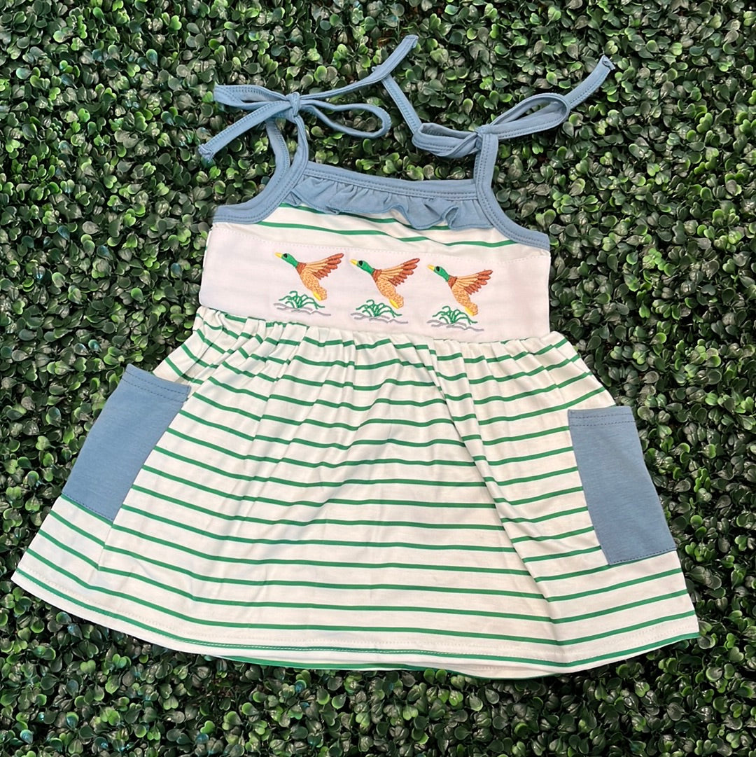 Striped Duck Dress